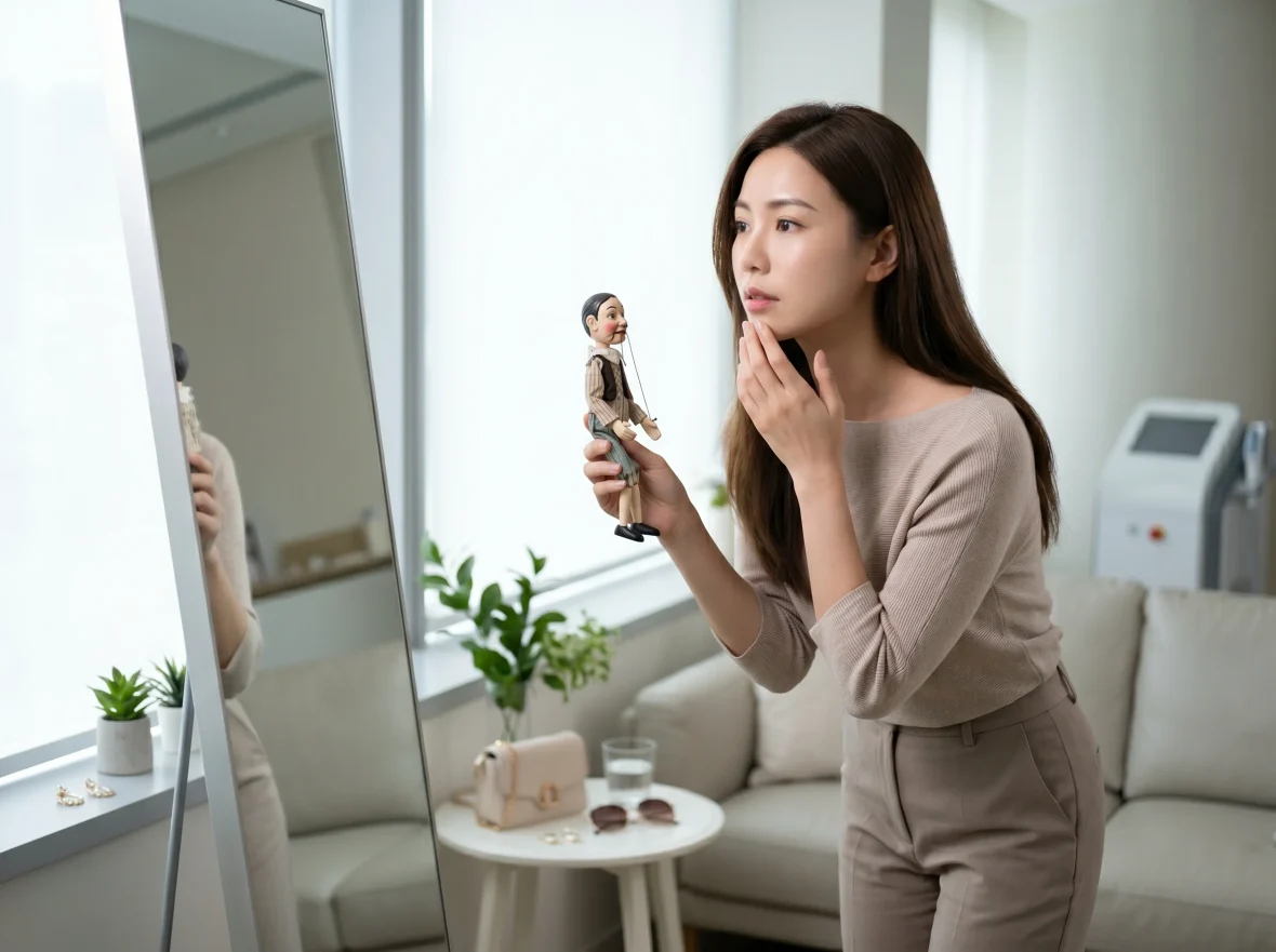 木偶紋是怎樣形成的？輪廓老化解析