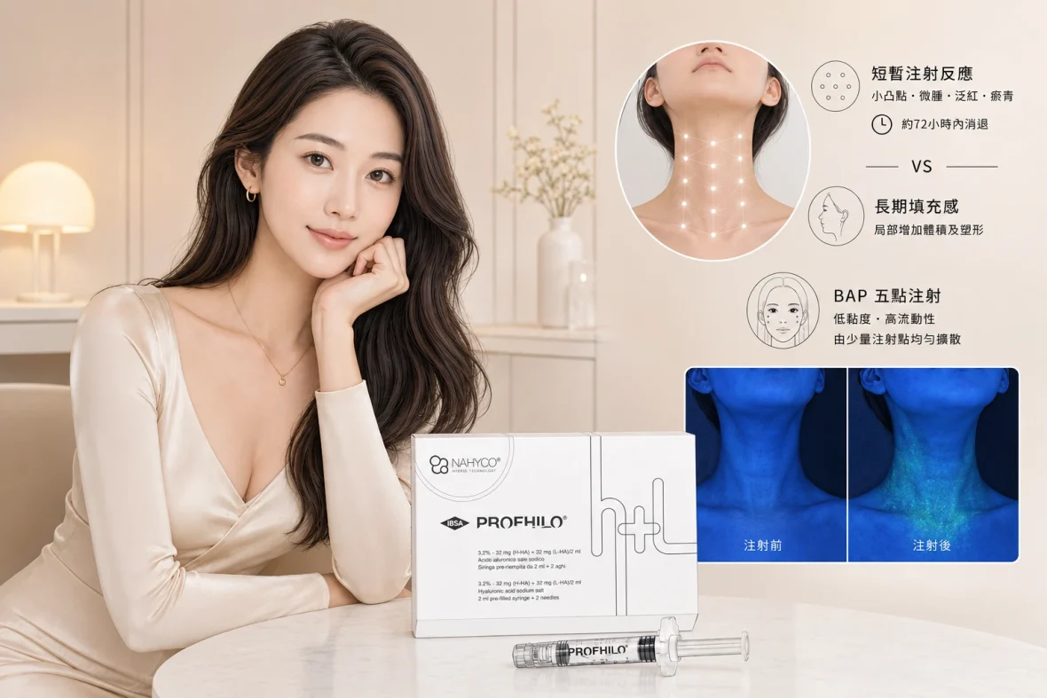 Profhilo頸部點解打10點？BAP注射位置與頸紋改善解析