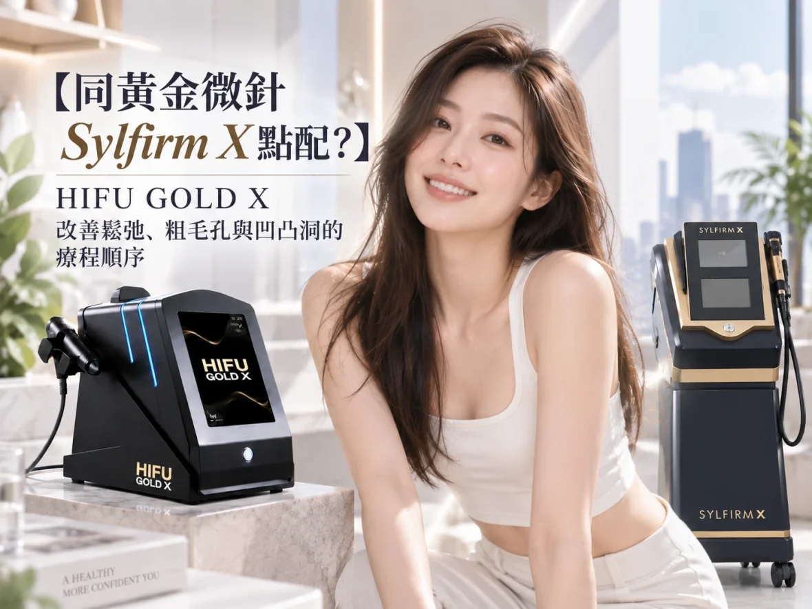 【同黃金微針 Sylfirm X 點配？】HIFU GOLD X 改善鬆弛、粗毛孔與凹凸洞的療程順序