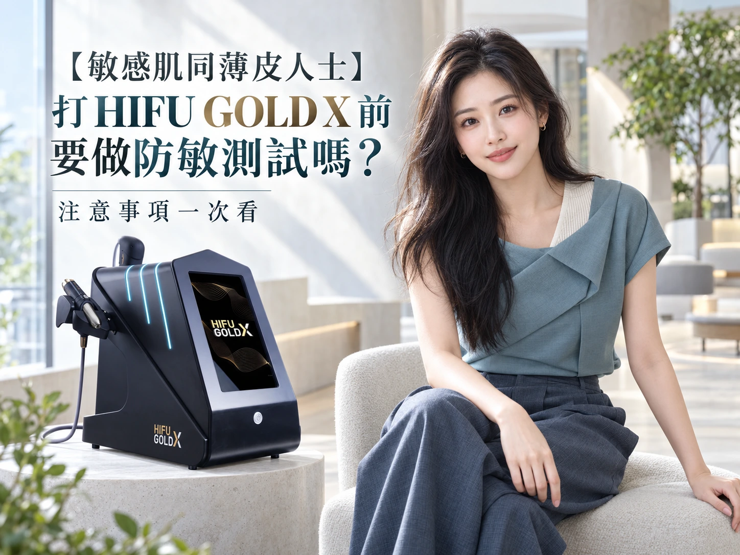 【敏感肌同薄皮人士】打 HIFU GOLD X 前要做防敏測試嗎？注意事項一次看