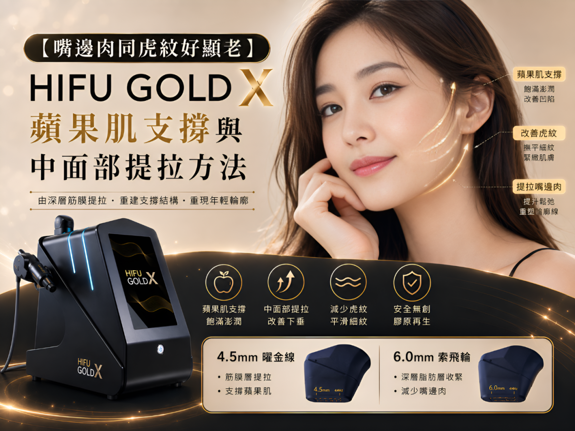【雙下巴同下顎線模糊】4.5mm 加 6.0mm 探頭點樣幫你重現美人線